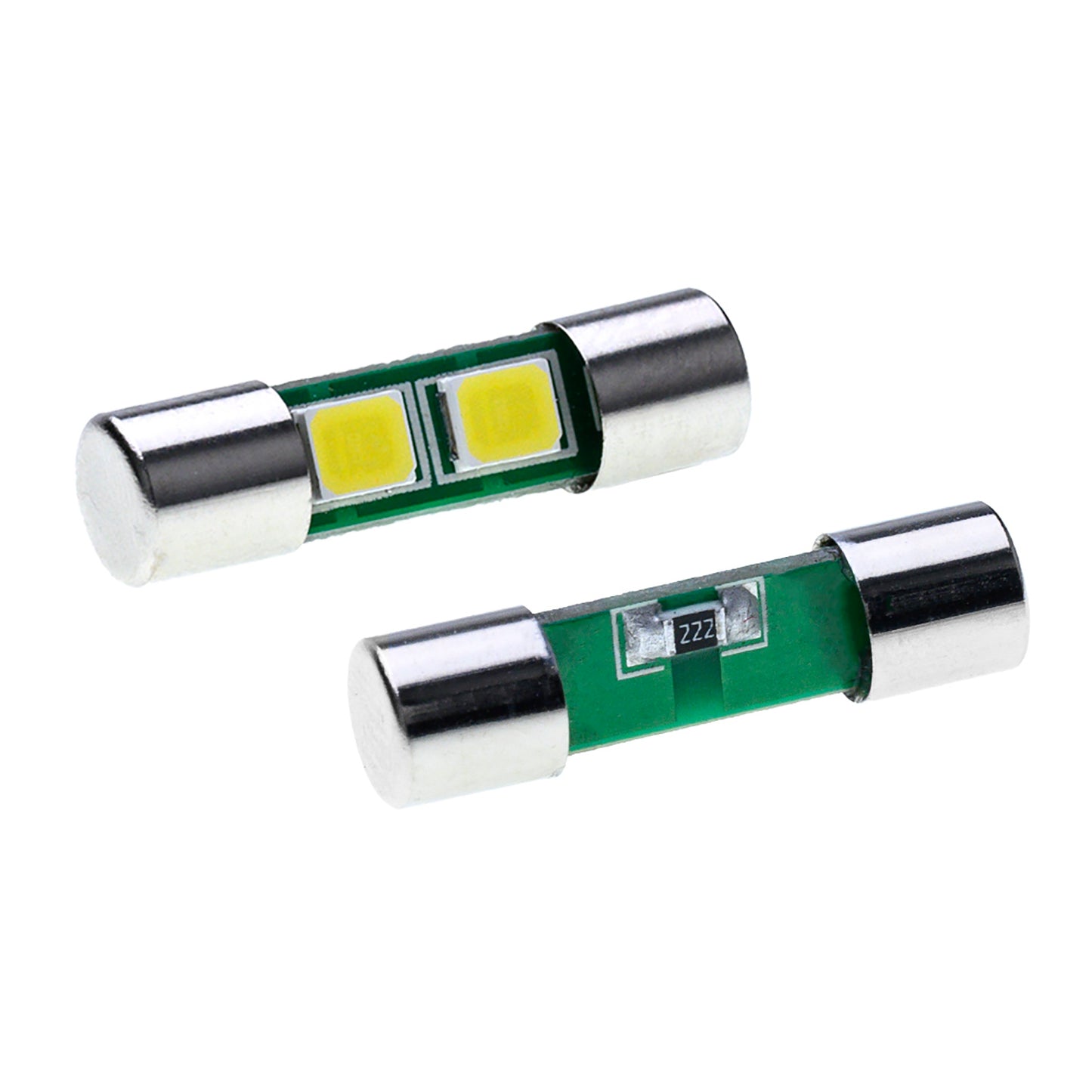 20mm 2835 Festoon LED Sun Visor Vanity Mirror Light Bulbs For 2004-2013 Nissan Titan, etc. - NS Auto Lighting
