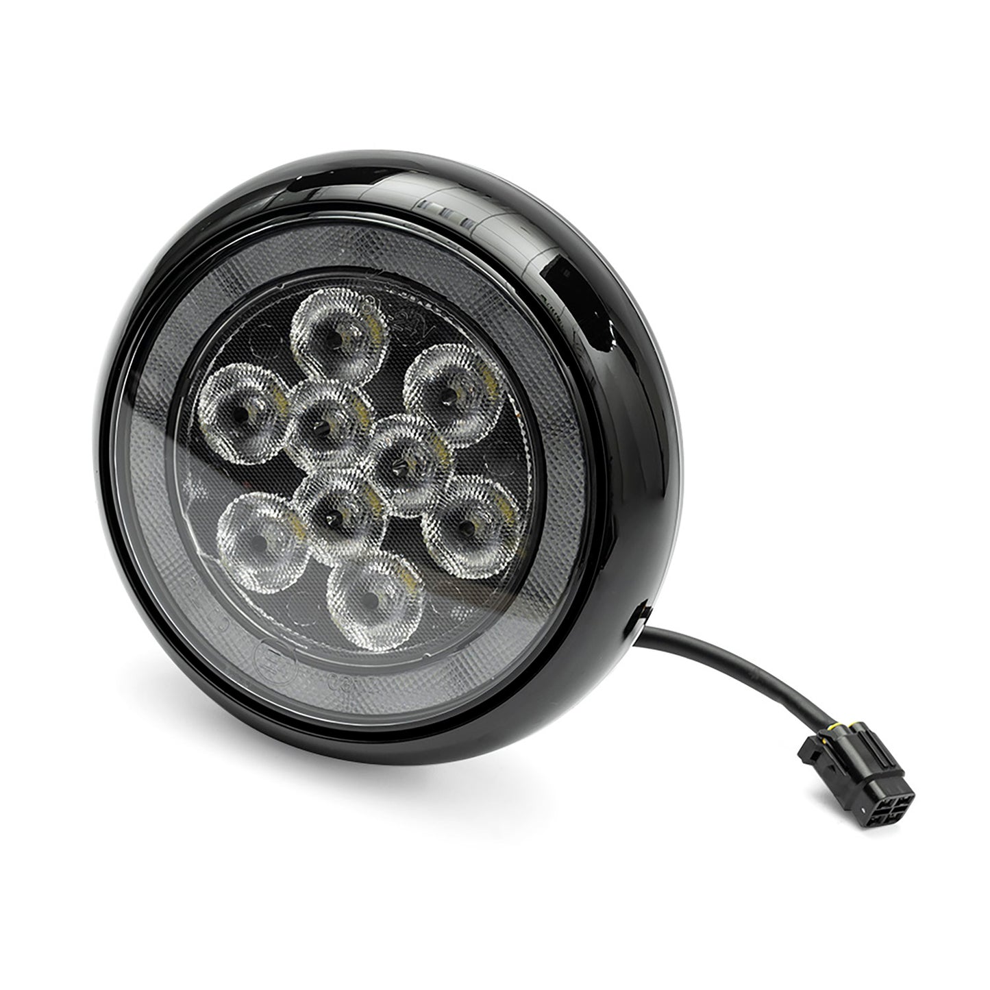 Black Finish LED Halo Rally Driving Lights For Mini R60 R61 - NS Auto Lighting