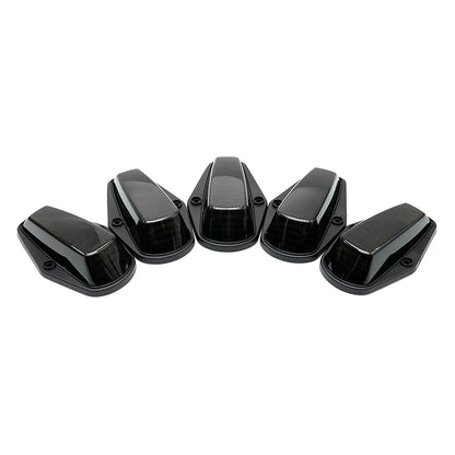 Smoked Lens White LED Cab Roof Lights For 1984-1996 Ford F-Series - NS Auto Lighting