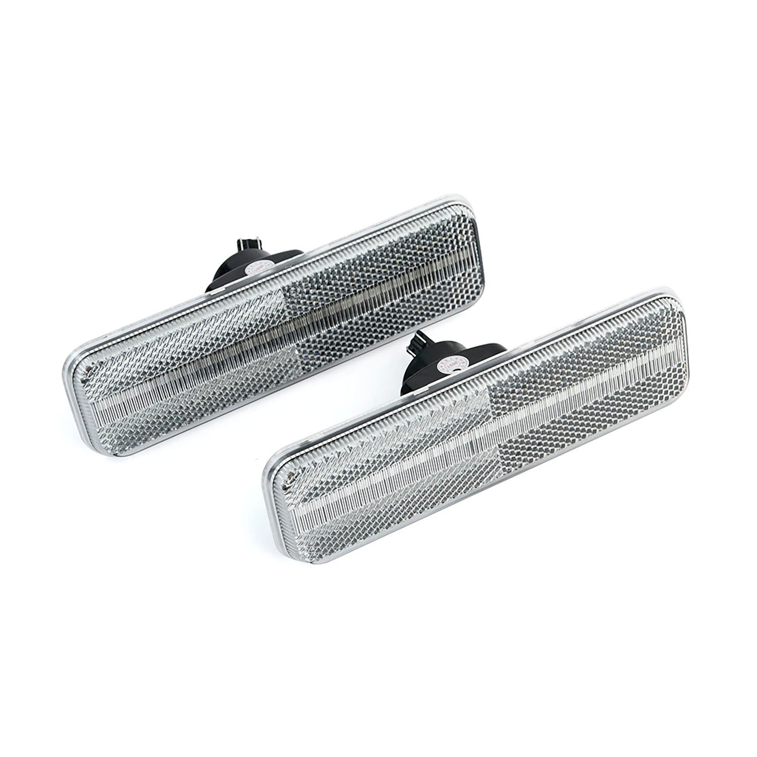 Clear Lens Amber LED Side Marker Lights For 1972-1993 Dodge Ram, etc. - NS Auto Lighting