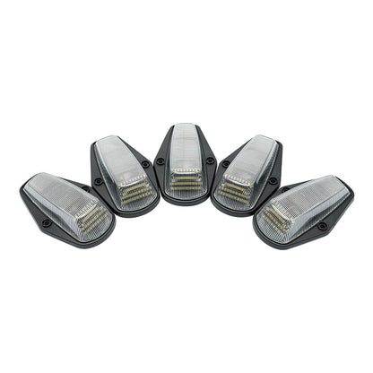 Clear Lens White LED Cab Roof Lights For 1984-1996 Ford F-Series - NS Auto Lighting