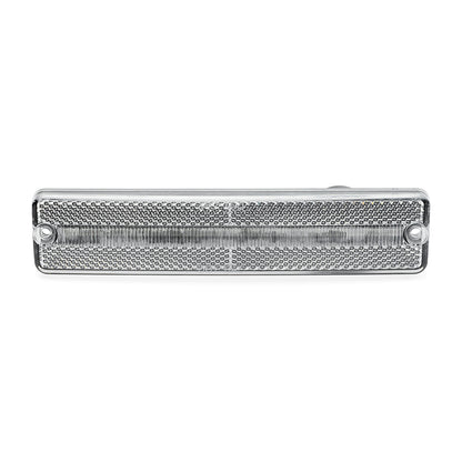 Clear Lens Amber LED Front Bumper Side Marker Lights For Jeep CJ Series, etc. - NS Auto Lighting