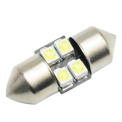 24.5mm 2835 4SMD Festoon LED Interior Map Dome Reading Light Bulbs