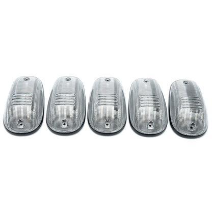 Clear Lens Amber LED Cab Roof Lights For 2003-2018 Dodge Ram, etc. - NS Auto Lighting