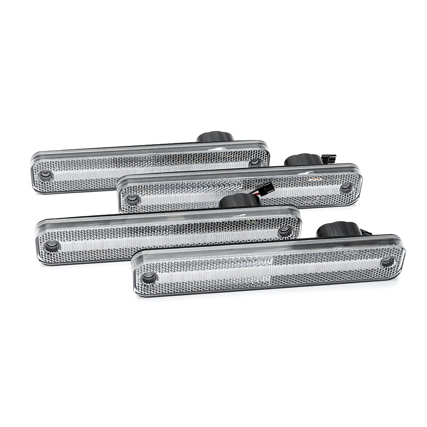 Clear Lens LED Front&Rear Side Marker Lights For 1973-1979 Ford F-Series, etc. - NS Auto Lighting