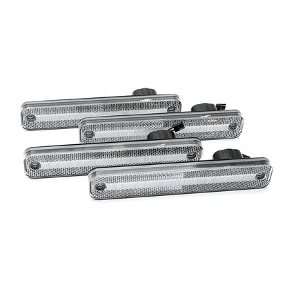 Clear Lens LED Front&Rear Side Marker Lights For 1973-1979 Ford F-Series, etc. - NS Auto Lighting