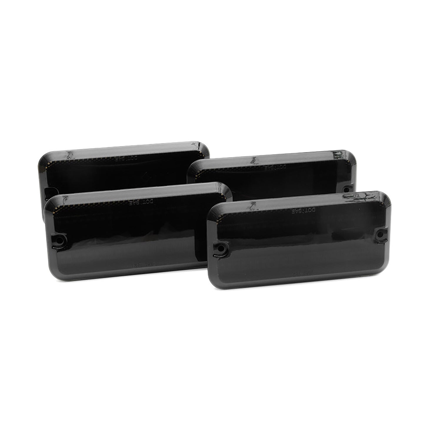 Smoked Lens LED Front & Rear Side Marker Lights For 1985-1996 Chevrolet Van, etc. - NS Auto Lighting