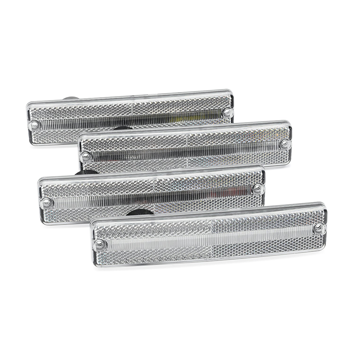 Clear Lens LED Front&Rear Side Marker Lights For Jeep CJ Series, Jeep Cherokee SJ, etc. - NS Auto Lighting