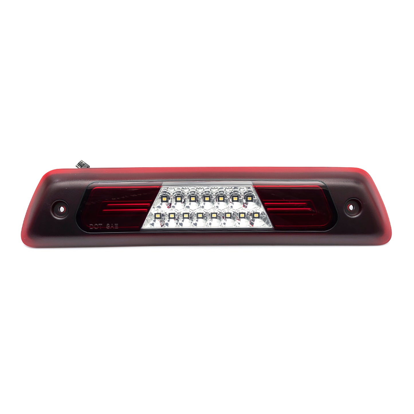 Red Lens Double C-Shaped LED Third Brake Light For 2009-2014 Ford  F-150 - NS Auto Lighting