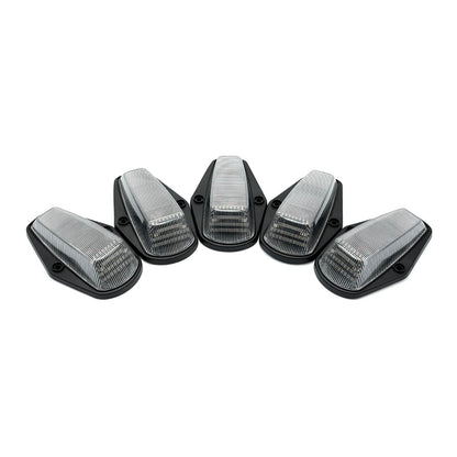 Clear Lens Amber LED Cab Roof Lights For 1984-1996 Ford F-Series - NS Auto Lighting