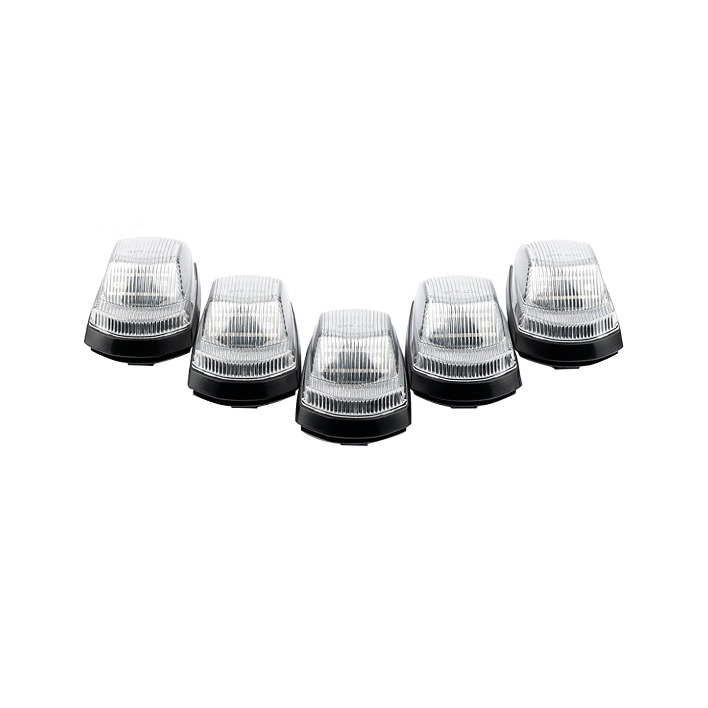 Clear Lens Amber LED Cab Roof Lights For 2017+ Ford Super Duty - NS Auto Lighting