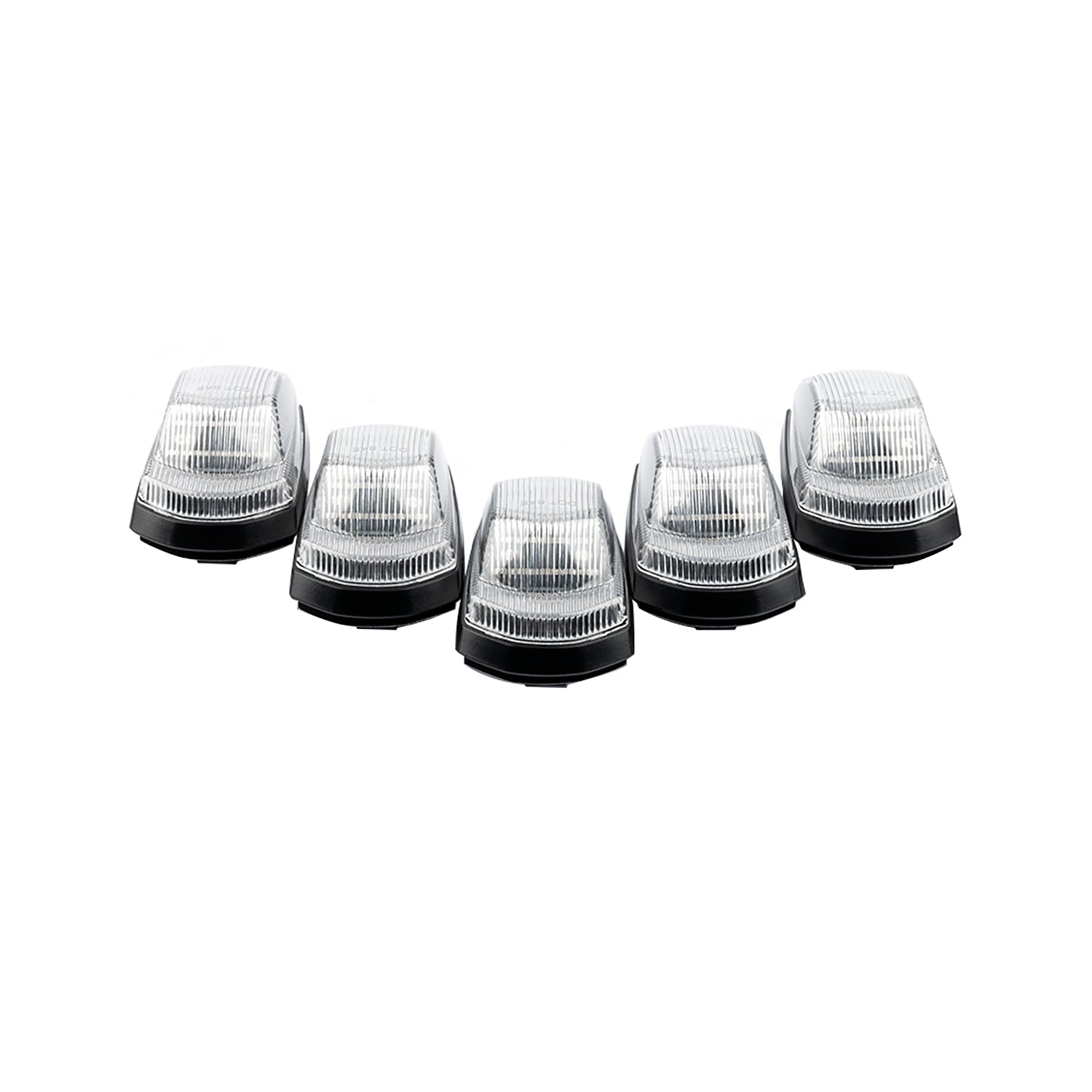 Clear Lens Amber LED Cab Roof Lights For 2017+ Ford Super Duty - NS Auto Lighting