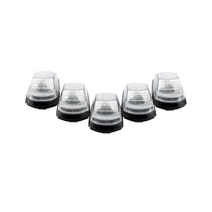 Clear Lens Amber LED Cab Roof Lights For 2017+ Ford Super Duty - NS Auto Lighting