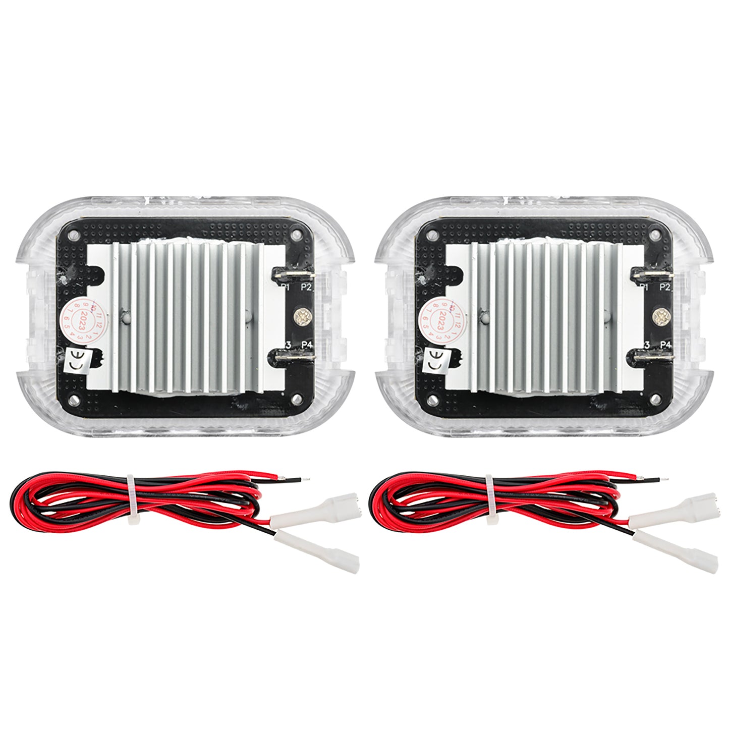 Lot de 2 éclairages LED pour zone de chargement intérieure de rénovation pour Ford Transit 150 250 350, etc. 2015+.