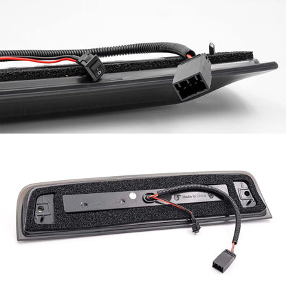Troisième feu stop stroboscopique à LED de style F1 à lentille fumée pour Dodge Ram 2009-2018
