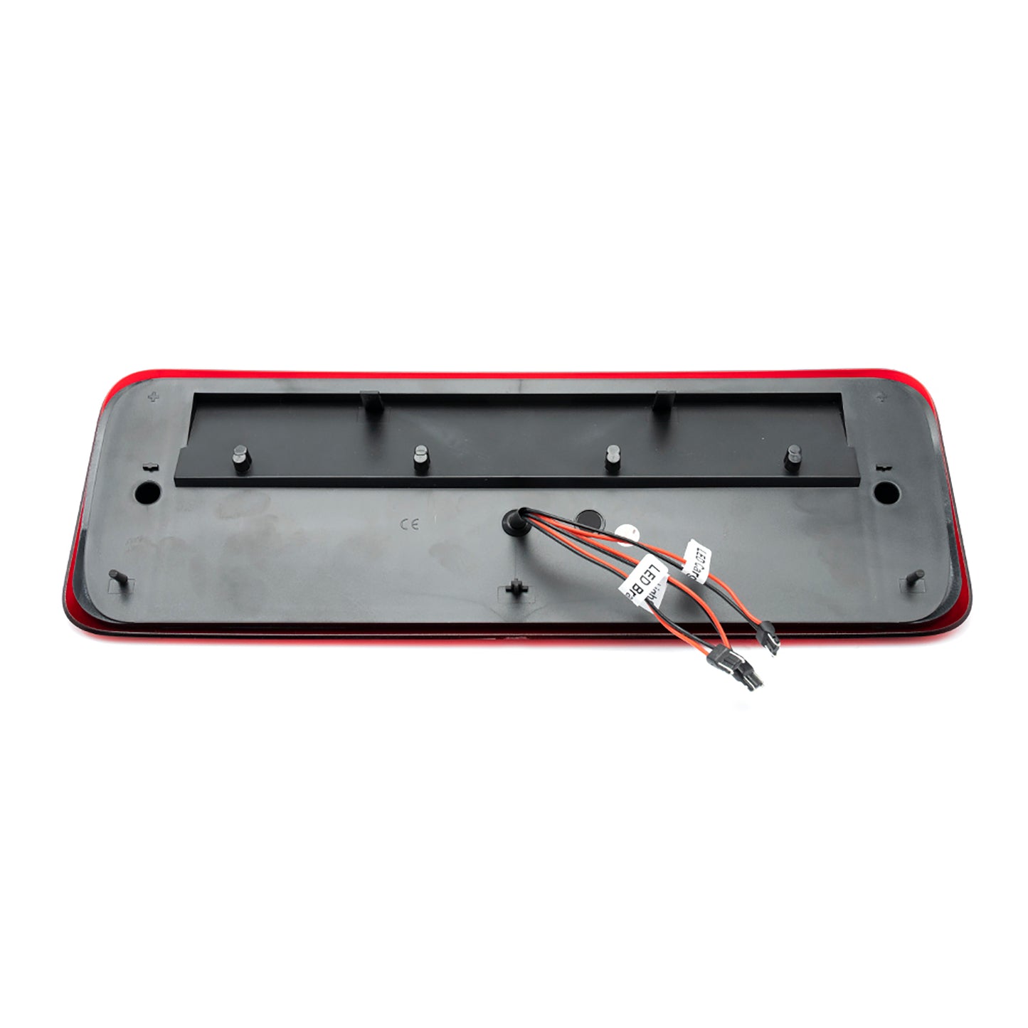 Red Lens Double C-Shaped LED Third Brake Light For 2004-2008 Ford F150, etc. - NS Auto Lighting
