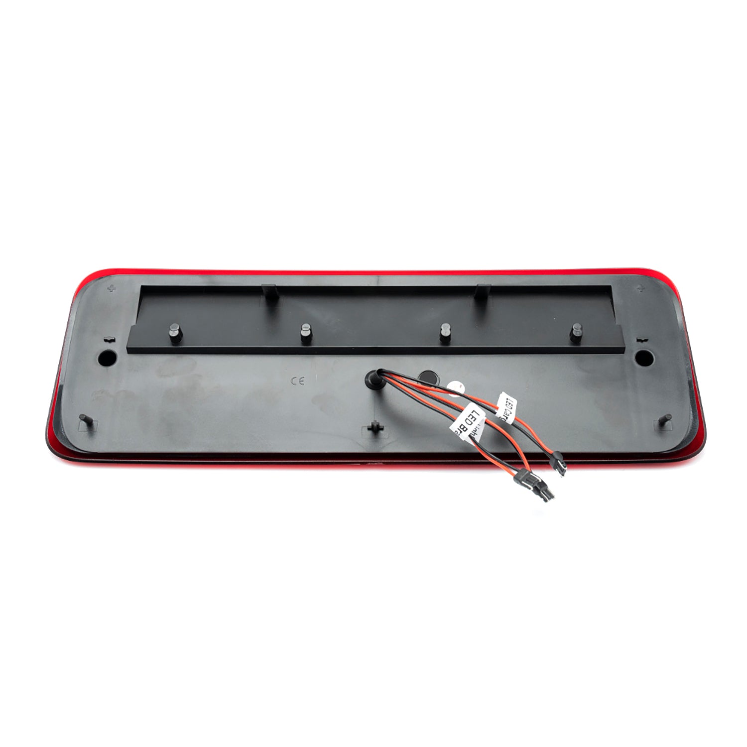Red Lens Double C-Shaped LED Third Brake Light For 2004-2008 Ford F150, etc. - NS Auto Lighting