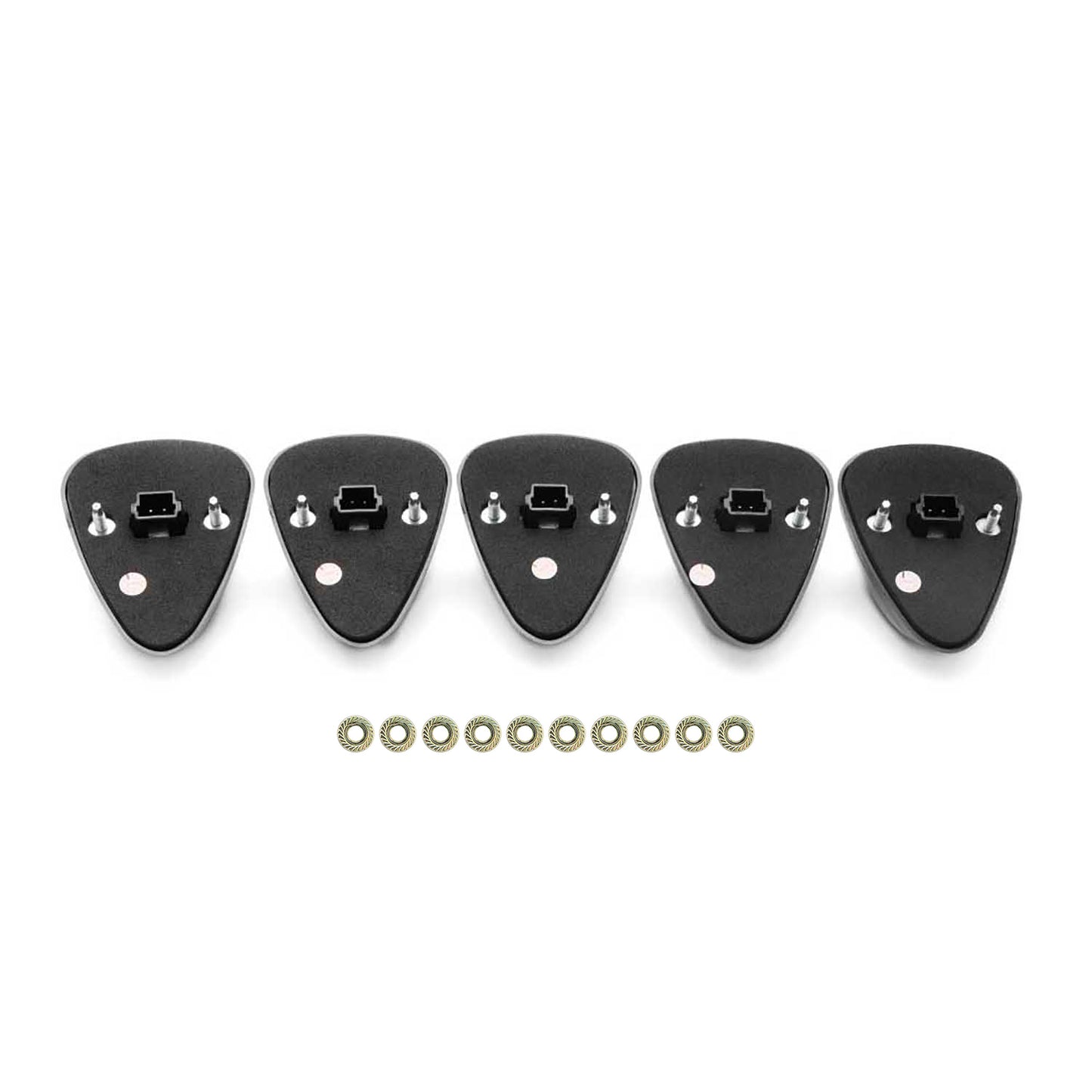 Smoked Lens White LED Cab Roof Lights For 1999-2016 Ford Super Duty, etc. - NS Auto Lighting