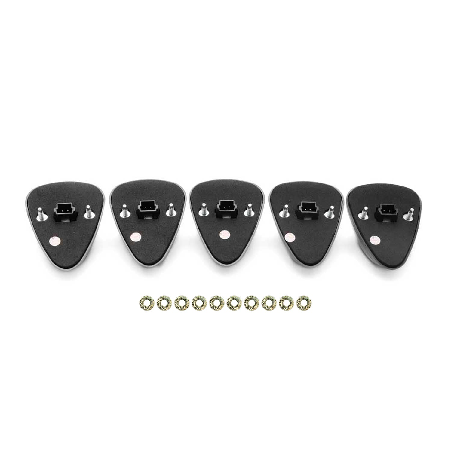 Smoked Lens White LED Cab Roof Lights For 1999-2016 Ford Super Duty, etc. - NS Auto Lighting