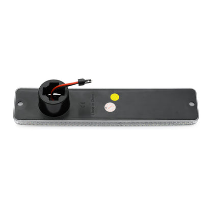 Clear Lens Amber LED Front Bumper Side Marker Lights For Jeep CJ Series, etc. - NS Auto Lighting