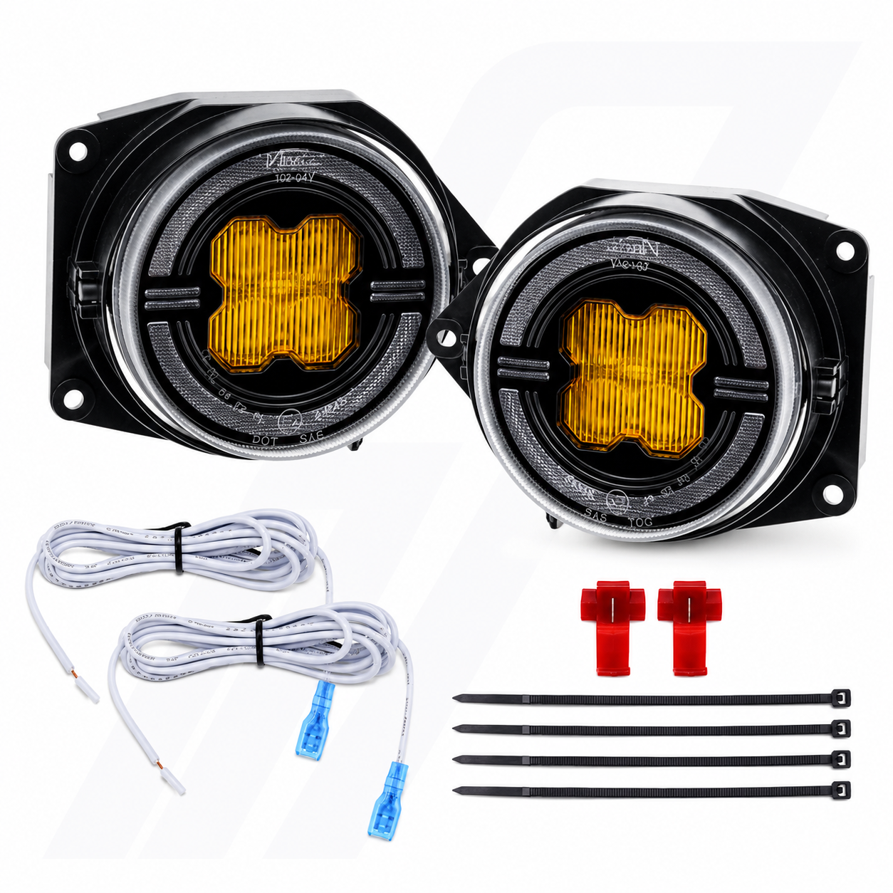 Feux clignotants avant dynamiques à LED à lentille fumée pour Hummer H3 2006-2010, etc.