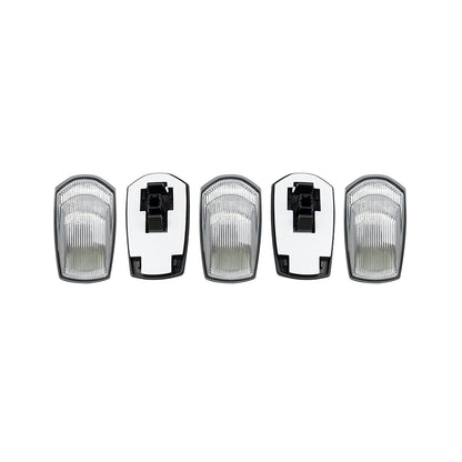 Clear Lens Amber LED Cab Roof Lights For 2017+ Ford Super Duty - NS Auto Lighting