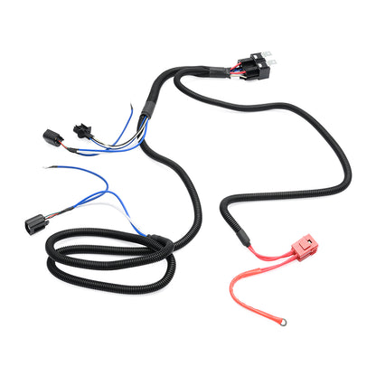 H13 9008 Headlight Relay Wiring Harness For Ford F-150, Dodge Ram, etc.