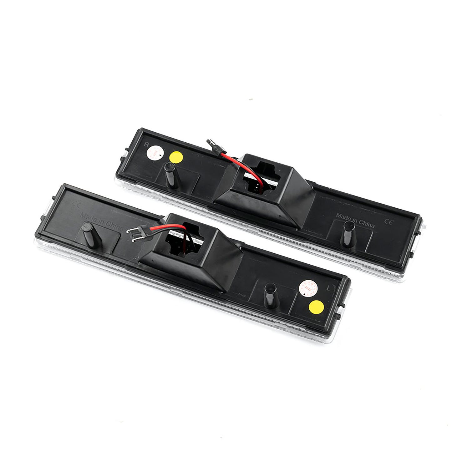 Clear Lens Amber LED Front Side Marker Lights For 1980-1986 Ford F-Series, etc. - NS Auto Lighting