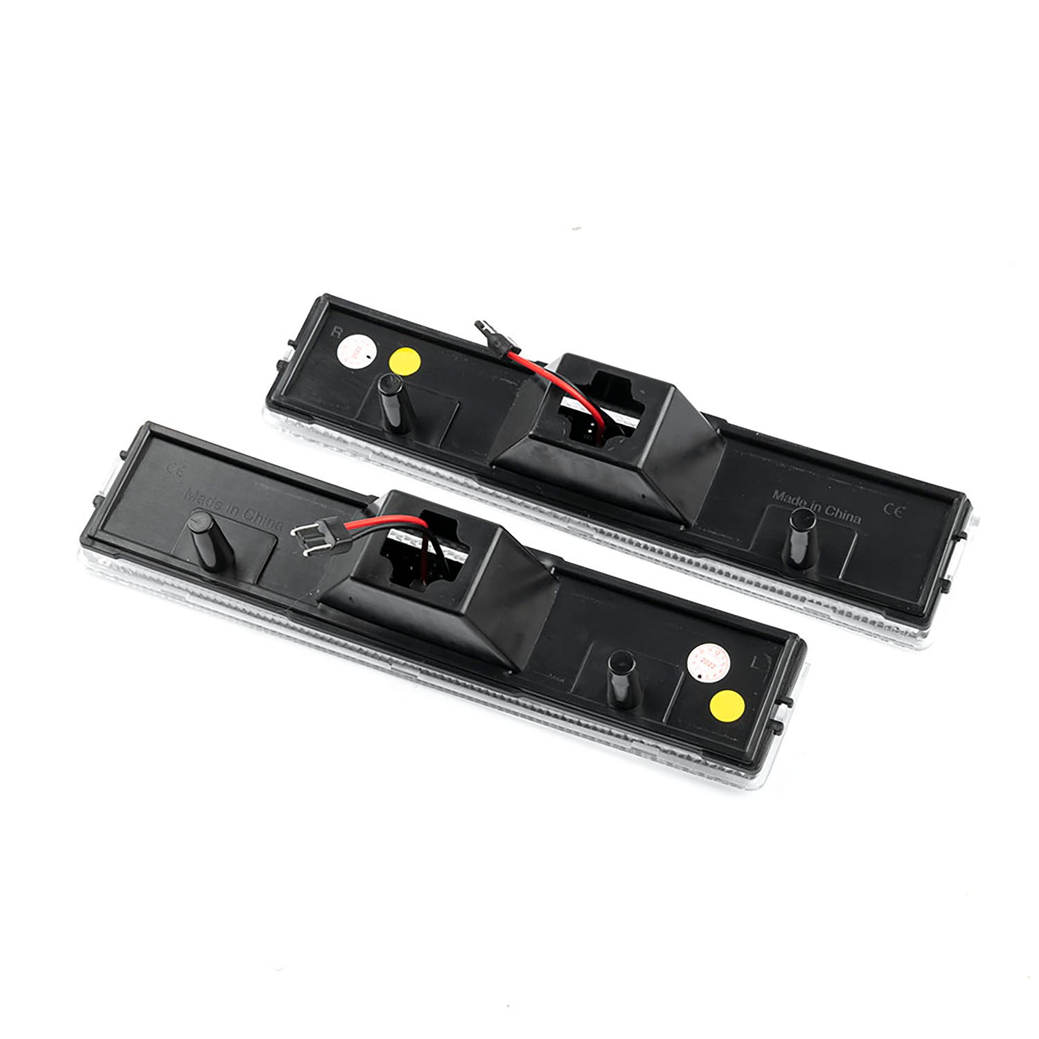 Clear Lens Amber LED Front Side Marker Lights For 1980-1986 Ford F-Series, etc. - NS Auto Lighting
