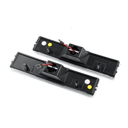 Clear Lens Amber LED Front Side Marker Lights For 1980-1986 Ford F-Series, etc. - NS Auto Lighting