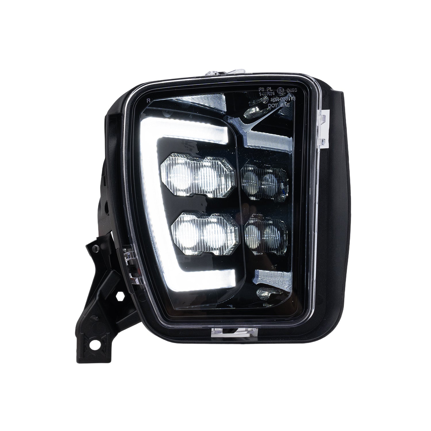 3‑in‑1 Lighting LED Fog Light with White & White Lights For Dodge Ram 1500