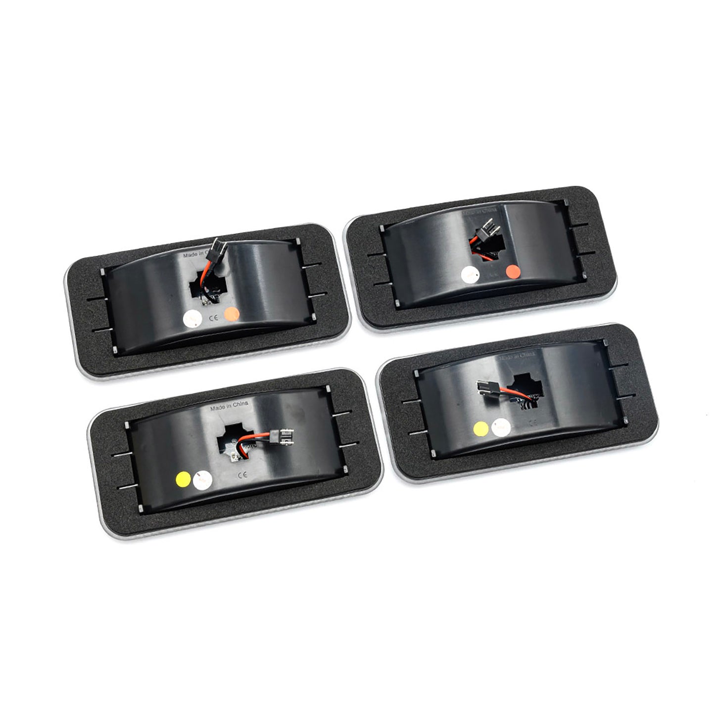 Clear Lens LED Front & Rear Side Marker Lights For 1985-1996 Chevrolet Van, etc. - NS Auto Lighting