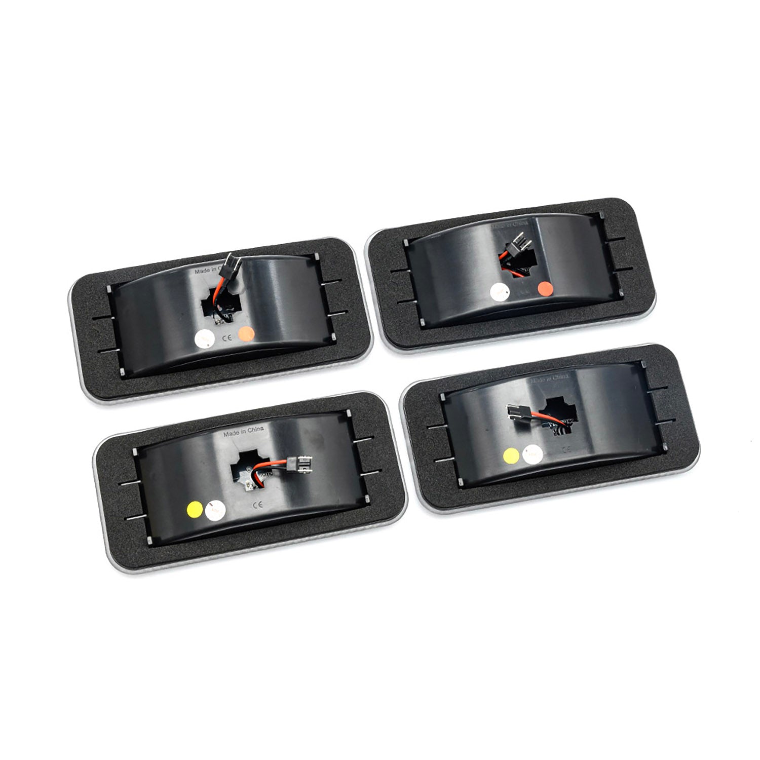 Clear Lens LED Front & Rear Side Marker Lights For 1985-1996 Chevrolet Van, etc. - NS Auto Lighting