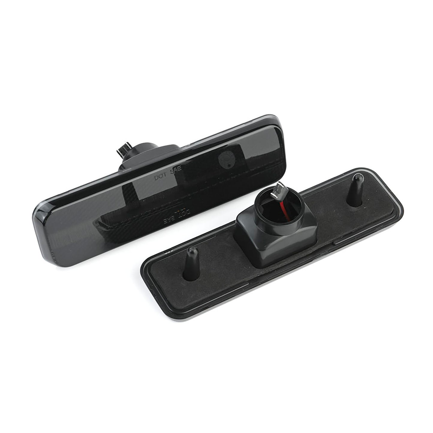 Smoked Lens Amber LED Side Marker Lights For 1972-1993 Dodge Ram, etc. - NS Auto Lighting