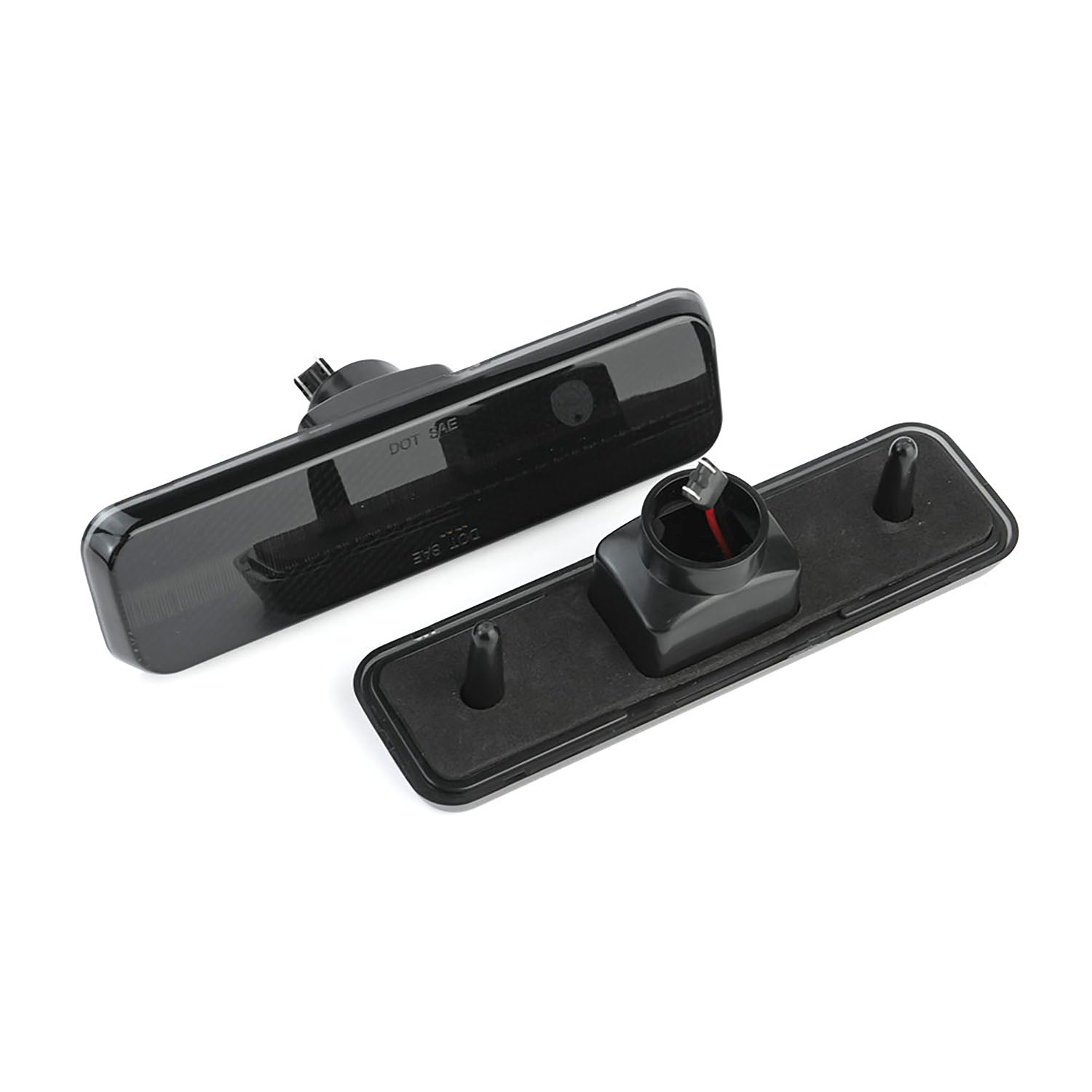Smoked Lens Amber LED Side Marker Lights For 1972-1993 Dodge Ram, etc. - NS Auto Lighting