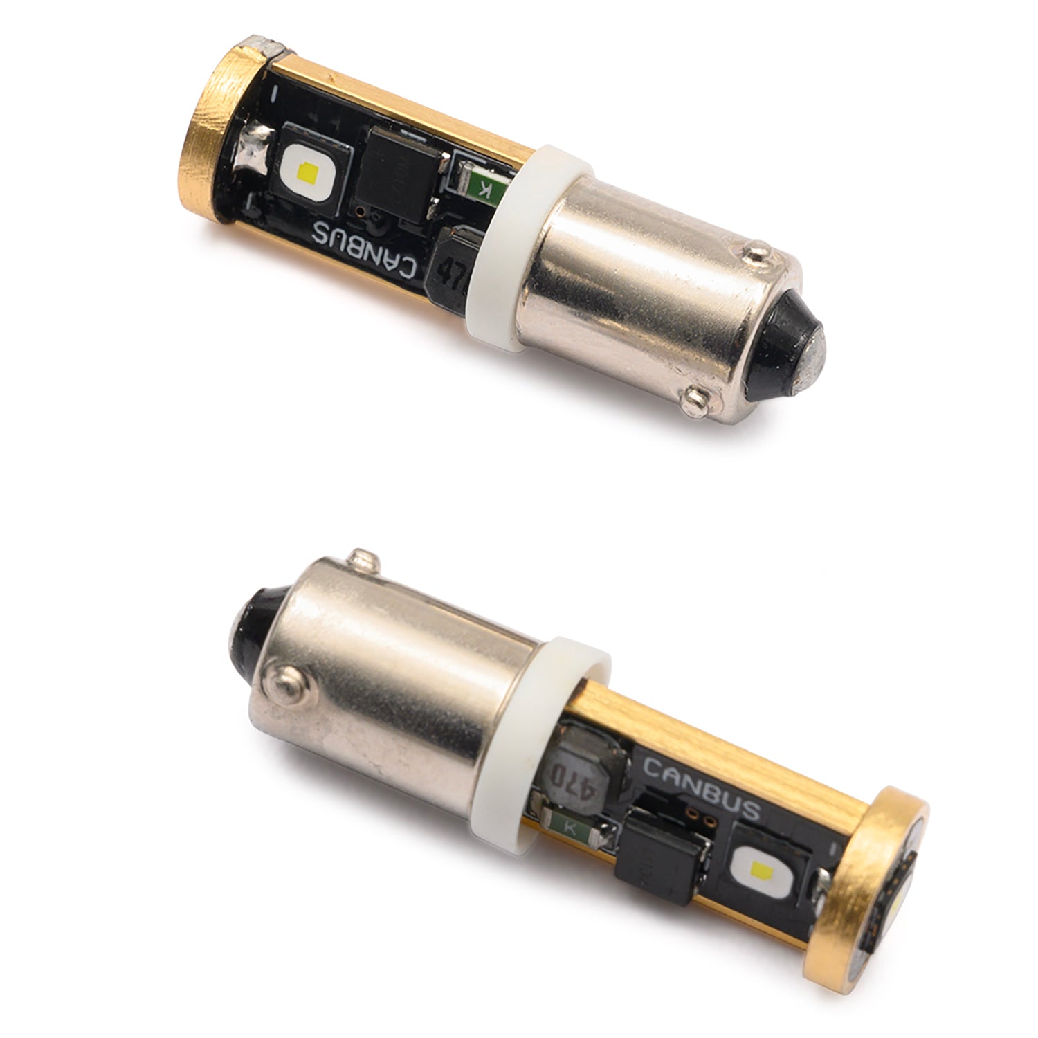 BAY9S H21W Cool White LED Bulbs for 2004-2010 VW Beetle, etc. - NS Auto Lighting