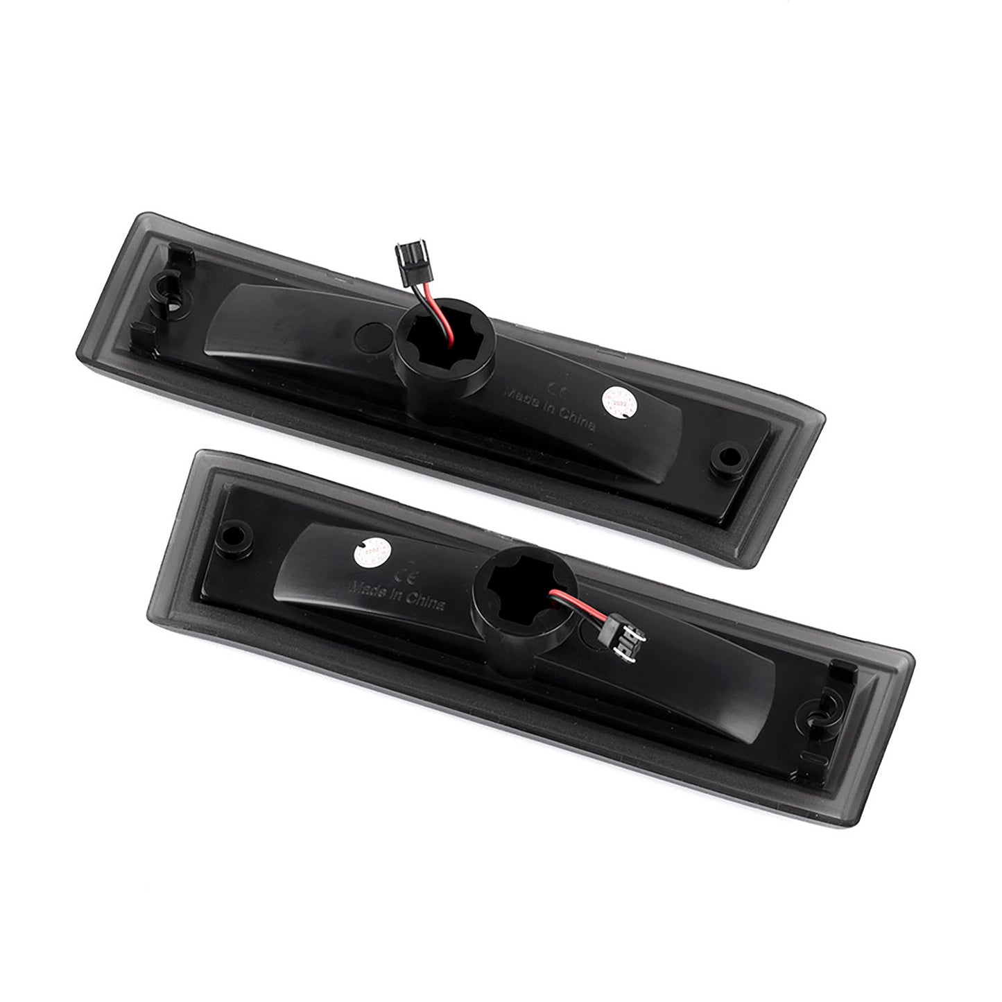 Smoked Lens Amber LED Front Side Marker Lights For 1981-1991 Chevrolet GMC C/K R/V Series Pickup, etc. - NS Auto Lighting