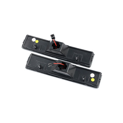 Smoked Lens Amber LED Front Side Marker Lights For 1980-1986 Ford F-Series, etc. - NS Auto Lighting