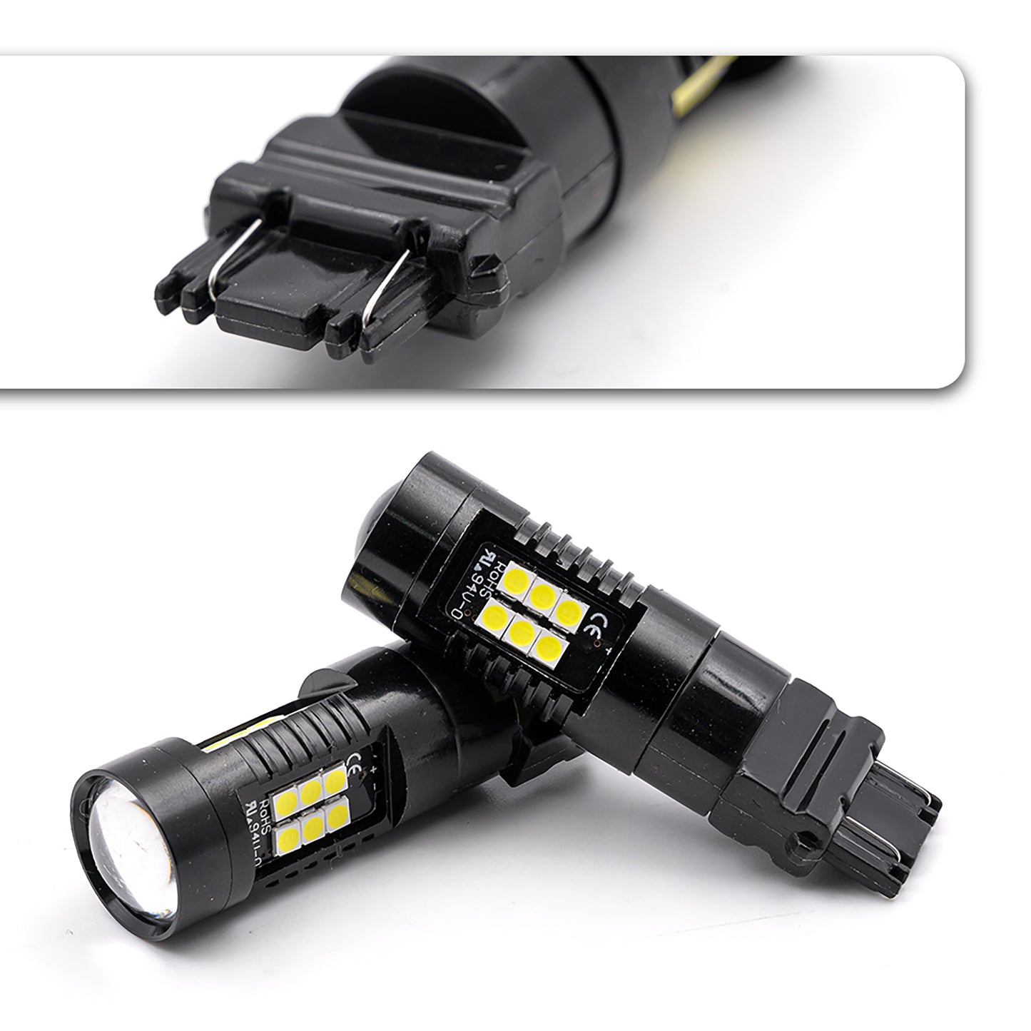 3157 T25 LED Daytime Running Light Bulb for 2008-2012 Buick Enclave 3156 3056 3057 Super Bright DRL Bulb with Projector 7000K Xenon White