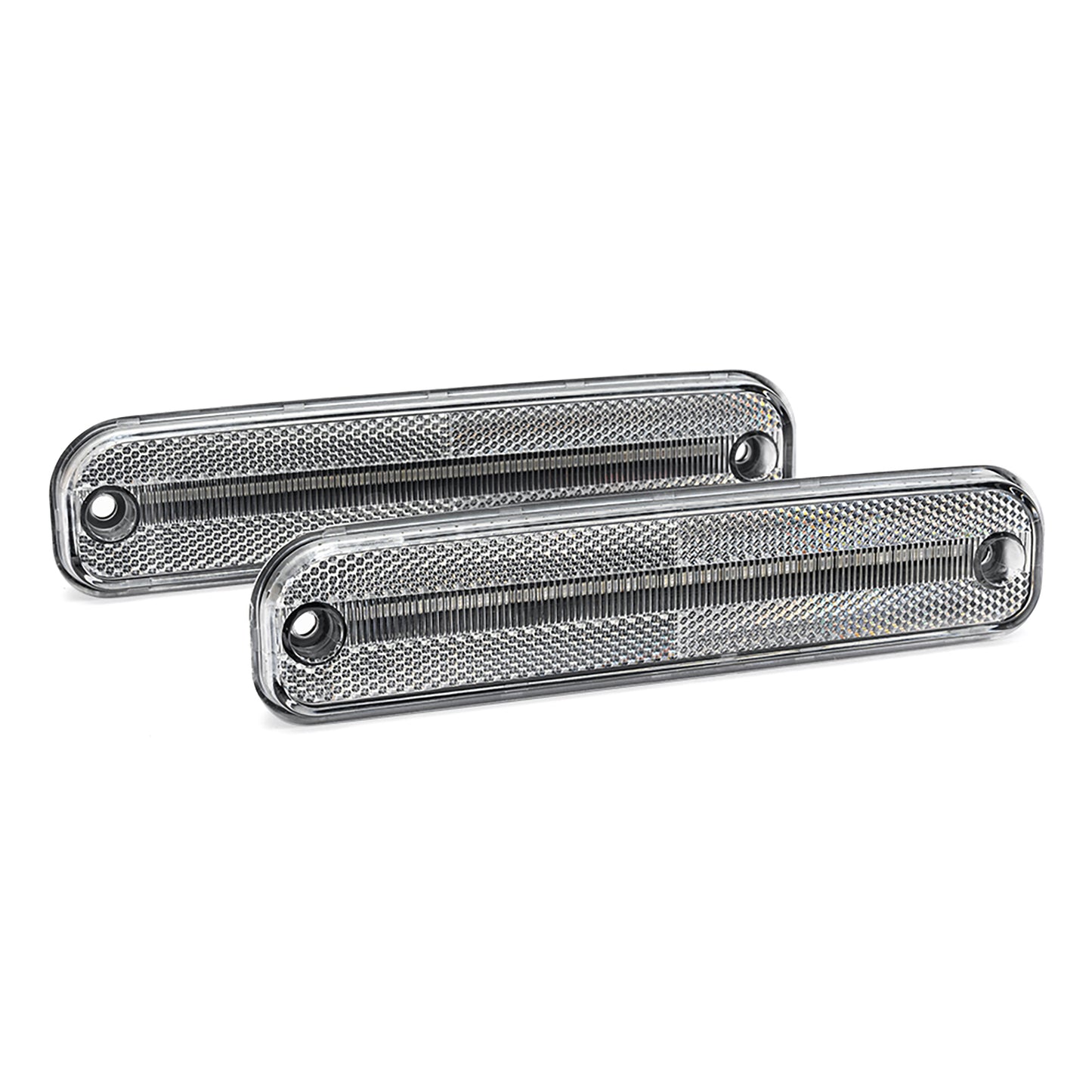 Clear Lens LED Rear Side Marker Lights For 1973-1987 Chevrolet GMC C/K Series Trucks, etc. - NS Auto Lighting