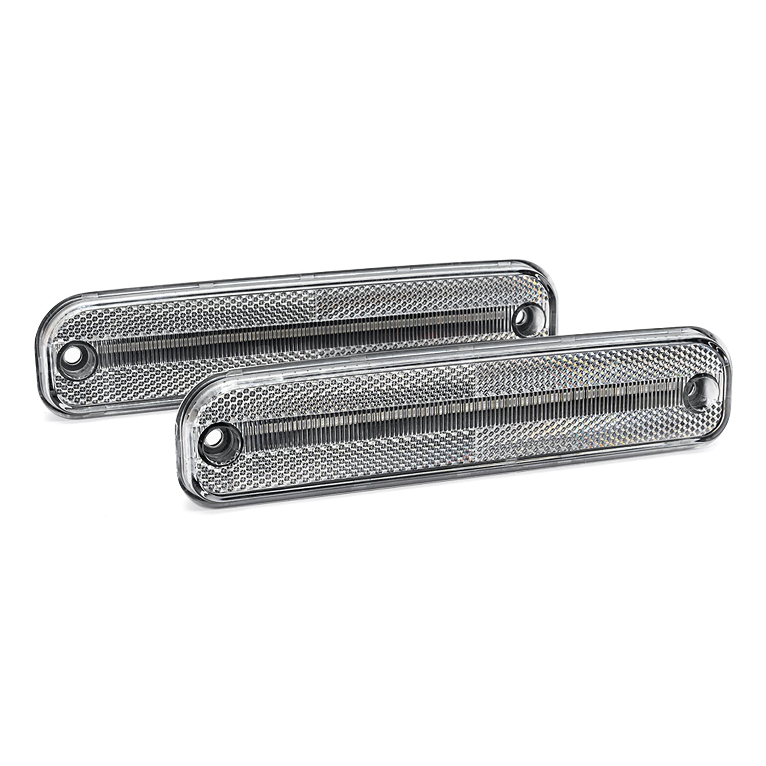 Clear Lens LED Rear Side Marker Lights For 1973-1987 Chevrolet GMC C/K Series Trucks, etc. - NS Auto Lighting