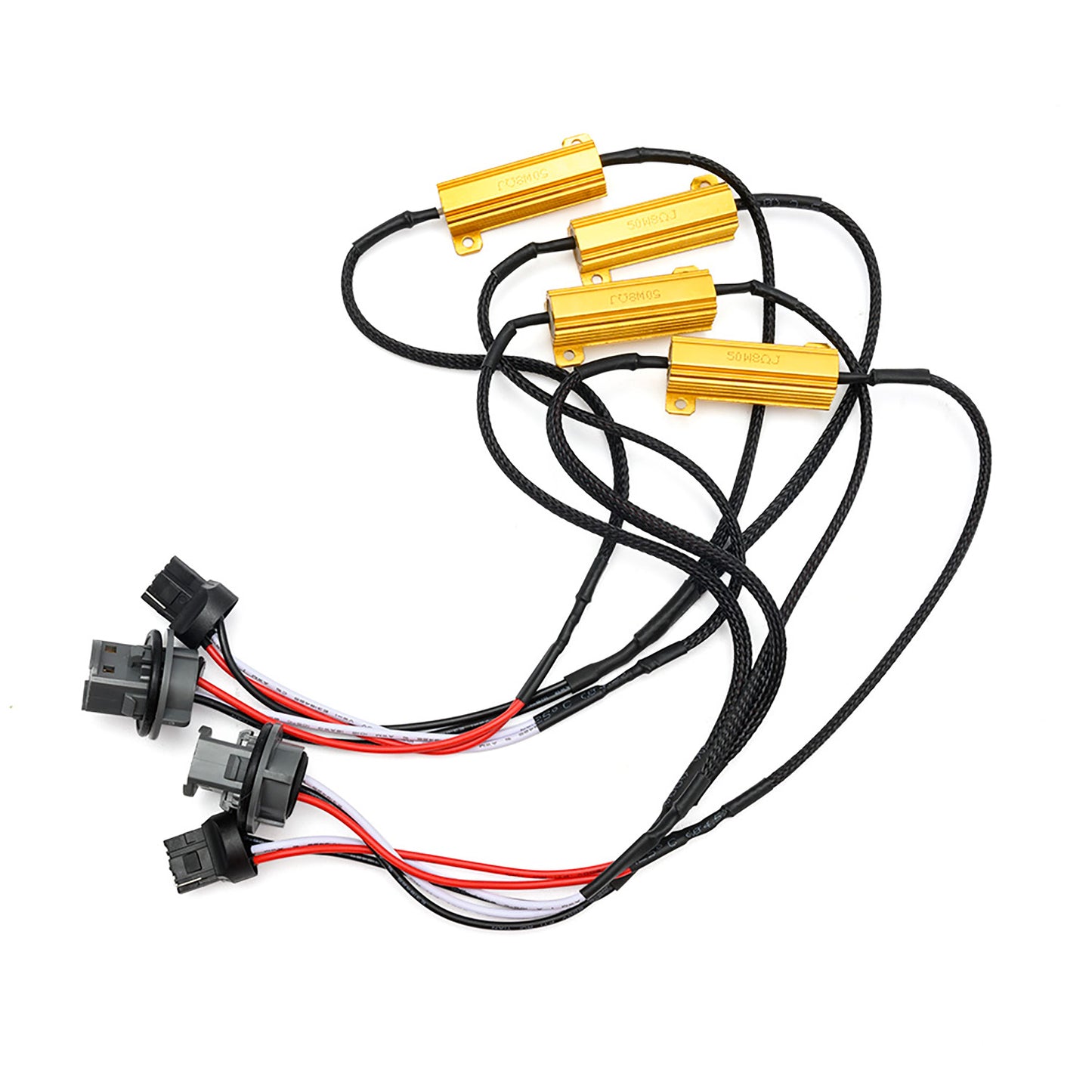 7443 T20 W21/5W Socket 50W 8OHM Metal Load Resistor - NS Auto Lighting