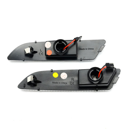 Clear Lens LED Front & Rear Side Marker Lights For 2004-2008 Chrysler Crossfire - NS Auto Lighting