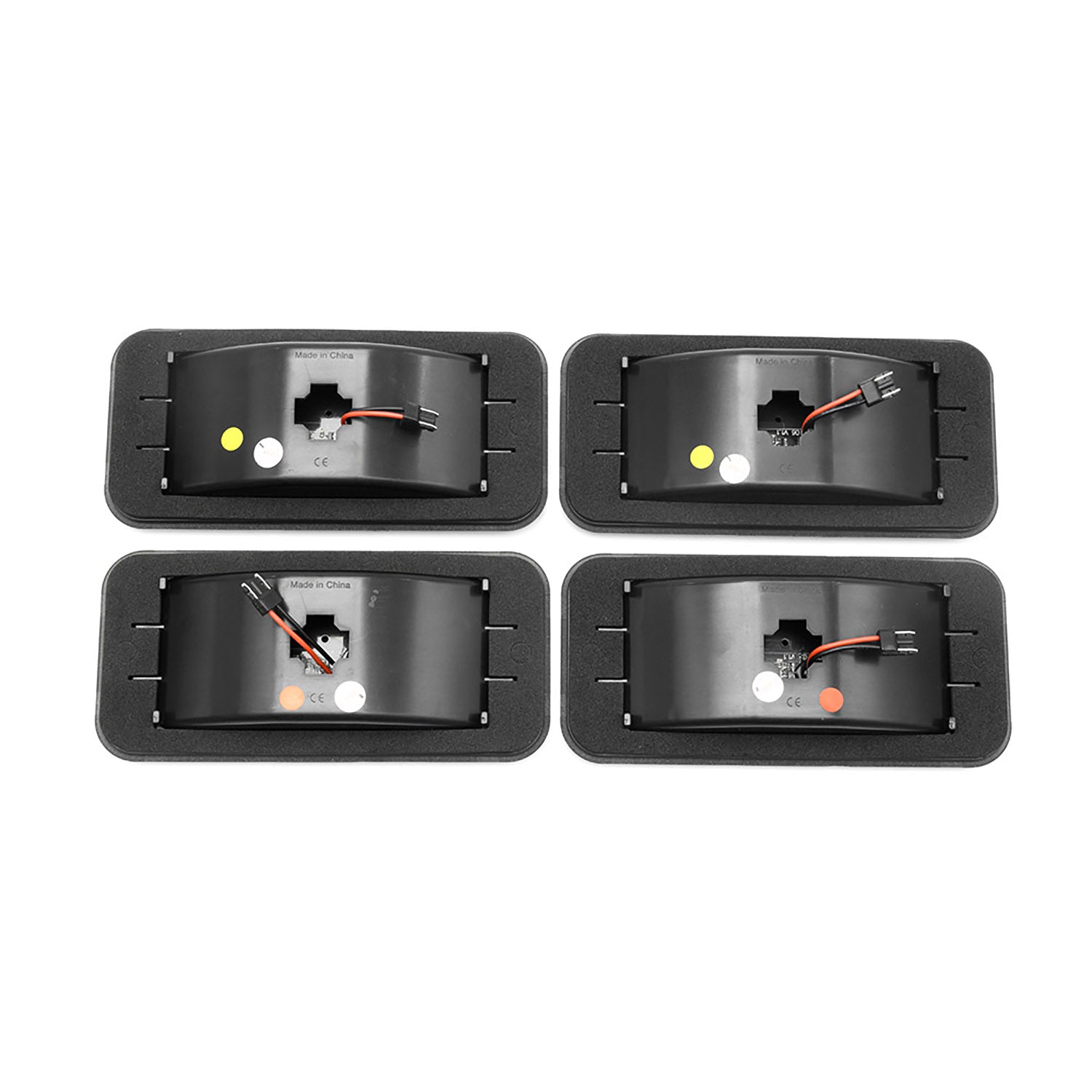 Smoked Lens LED Front & Rear Side Marker Lights For 1985-1996 Chevrolet Van, etc. - NS Auto Lighting