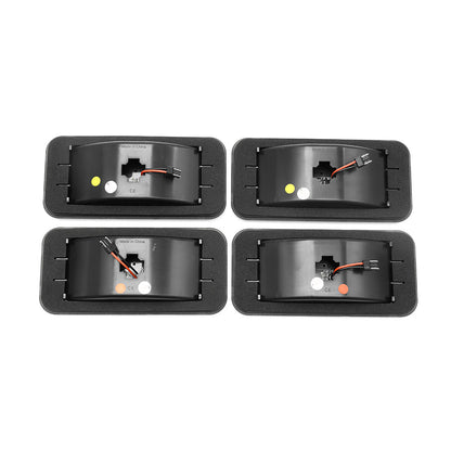 Smoked Lens LED Front & Rear Side Marker Lights For 1985-1996 Chevrolet Van, etc. - NS Auto Lighting