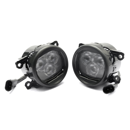 White LED Front Bumper Driving Beam Fog Light Assembly For Jeep, Fiat, etc. - NS Auto Lighting