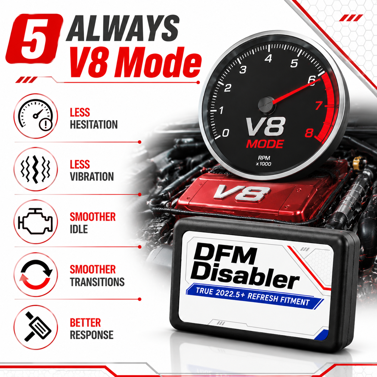 DFM Disabler 10 speed for 2021-2024 Cadillac Escalade