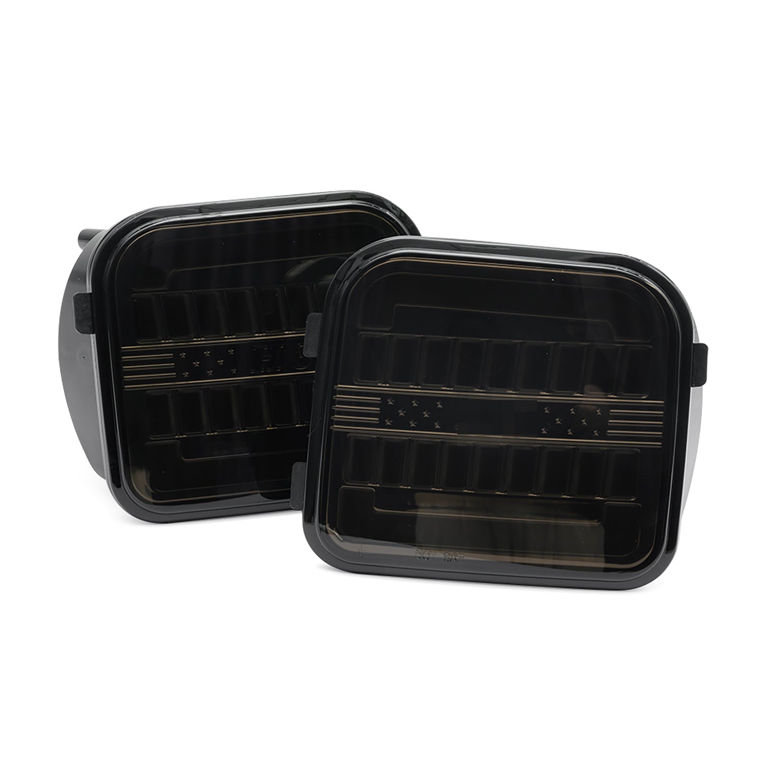 Smoked Lens Switchback Dynamic LED Front Turn Signal Lights For 2006-2010 Hummer H3, etc. - NS Auto Lighting