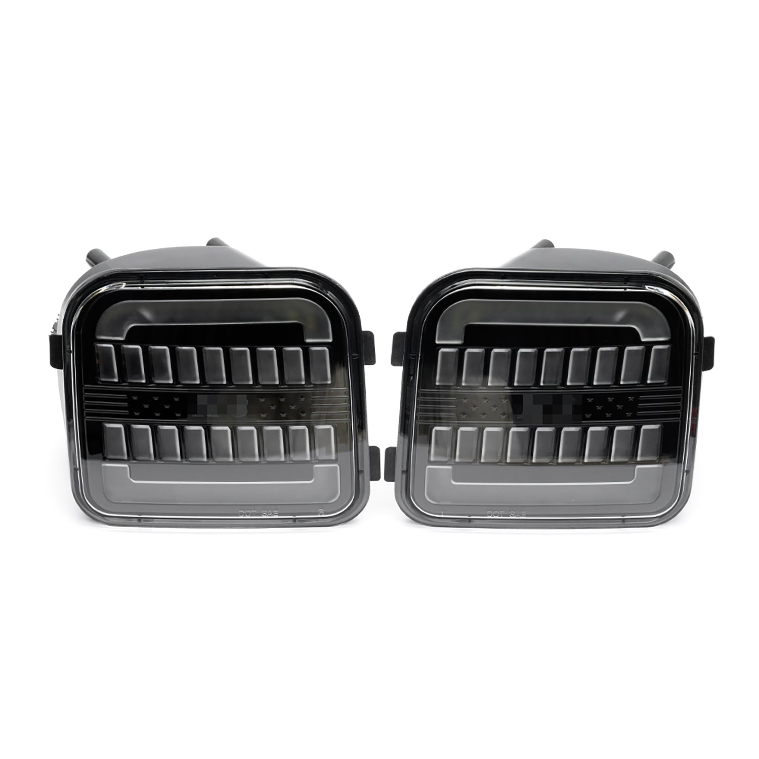 Clear Lens Switchback Dynamic LED Front Turn Signal Lights For 2006-2010 Hummer H3, etc. - NS Auto Lighting