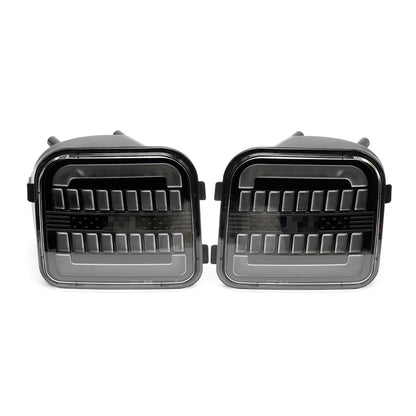 Clear Lens Switchback Dynamic LED Front Turn Signal Lights For 2006-2010 Hummer H3, etc. - NS Auto Lighting